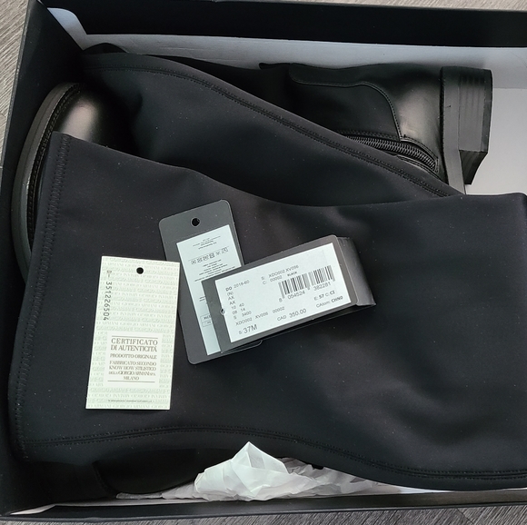 ARMANI EXCHANGE OVER THE KNEE BOOTS - Picture 11 of 15